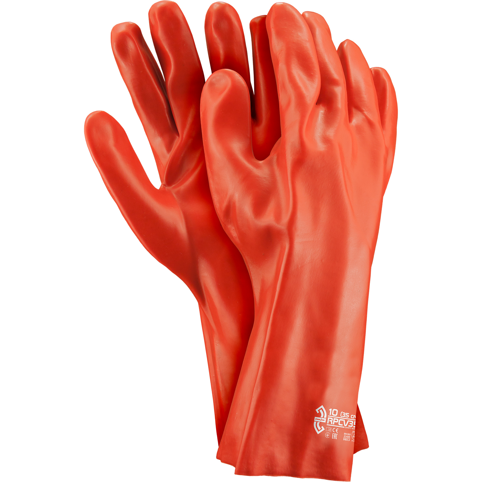 Gumené rukavice pracovné PVC 35 cm Gumené rukavice pracovné PVC 35 cm