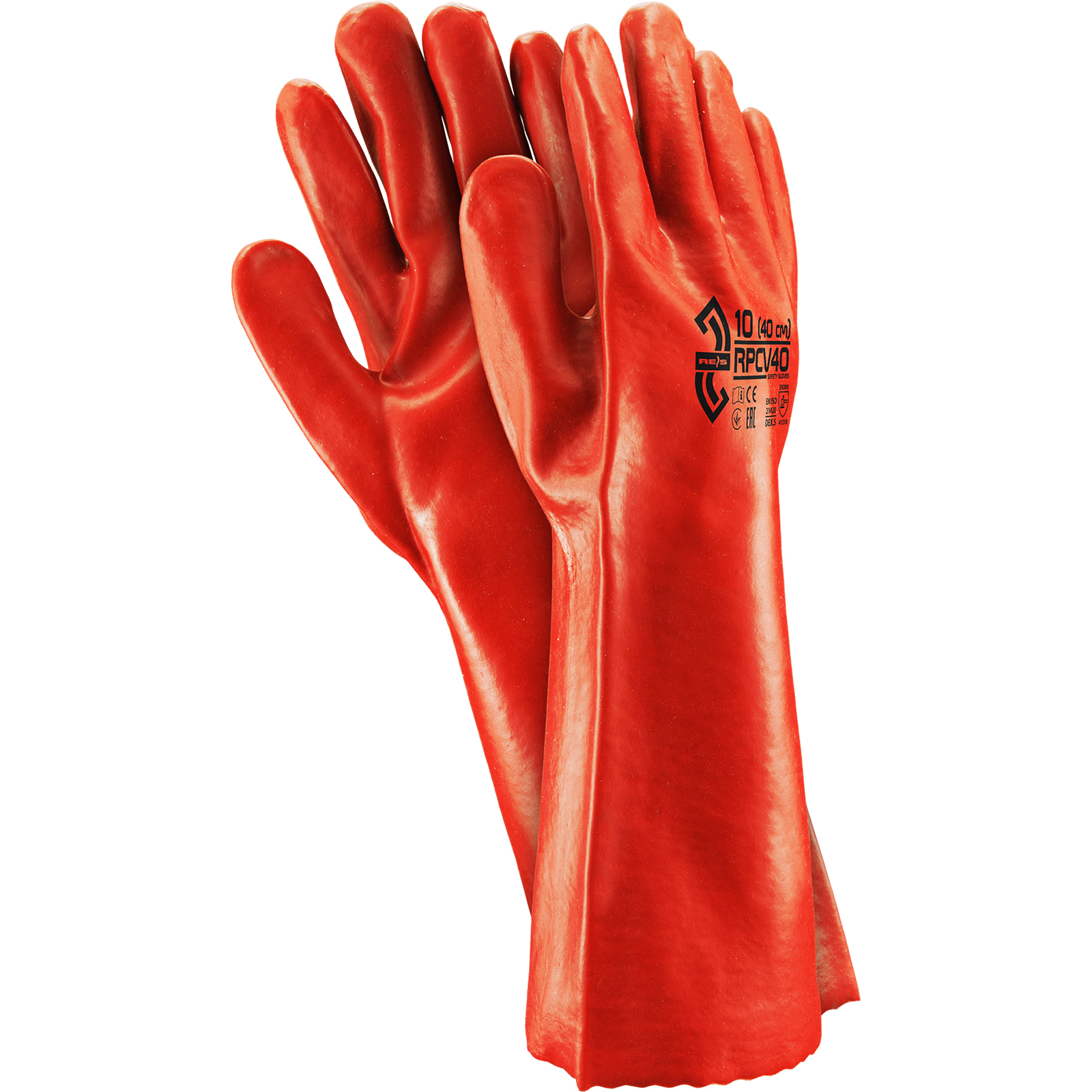 Gumené rukavice pracovné PVC 40 cm Gumené rukavice pracovné PVC 40 cm