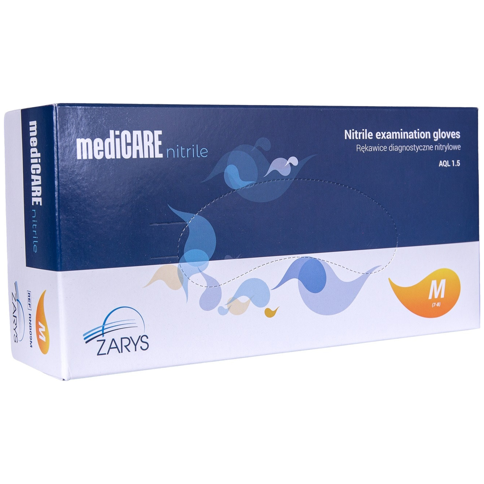 Nitrylové diagnostické jednorázové rukavice ZARYS mediCARE nepúdrované Nitrylové diagnostické jednorázové rukavice ZARYS mediCARE nepúdrované