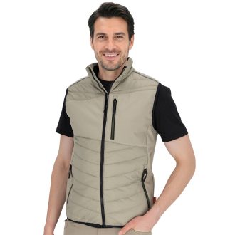 Pracovná prešívaná vesta SHELLTER BEIGE